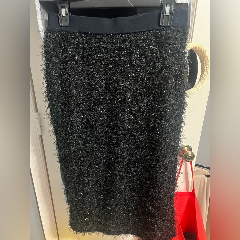 Elegant Black Midi Skirt